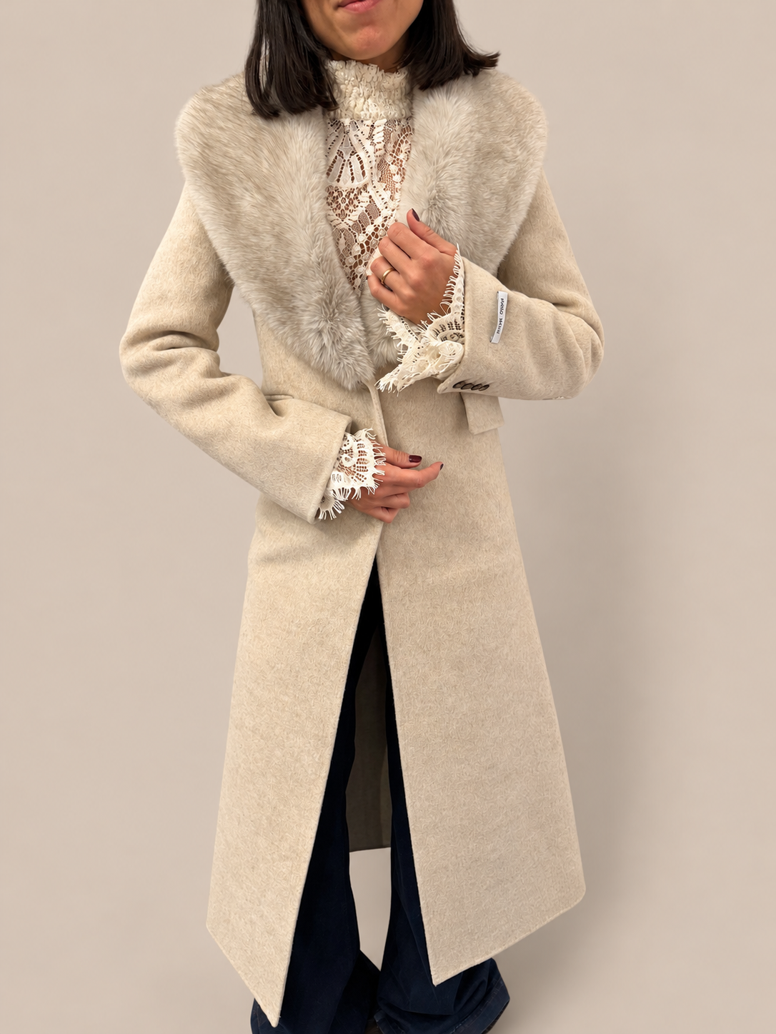Cappotto misto lana Haveone KID-R001