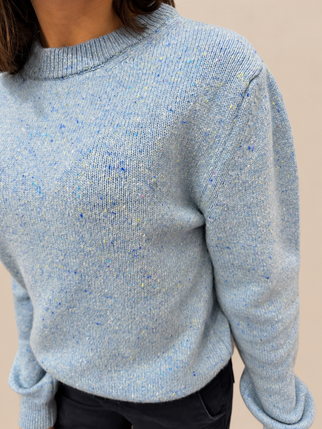 Maglia girocollo misto lana Tensione In D82397AI26