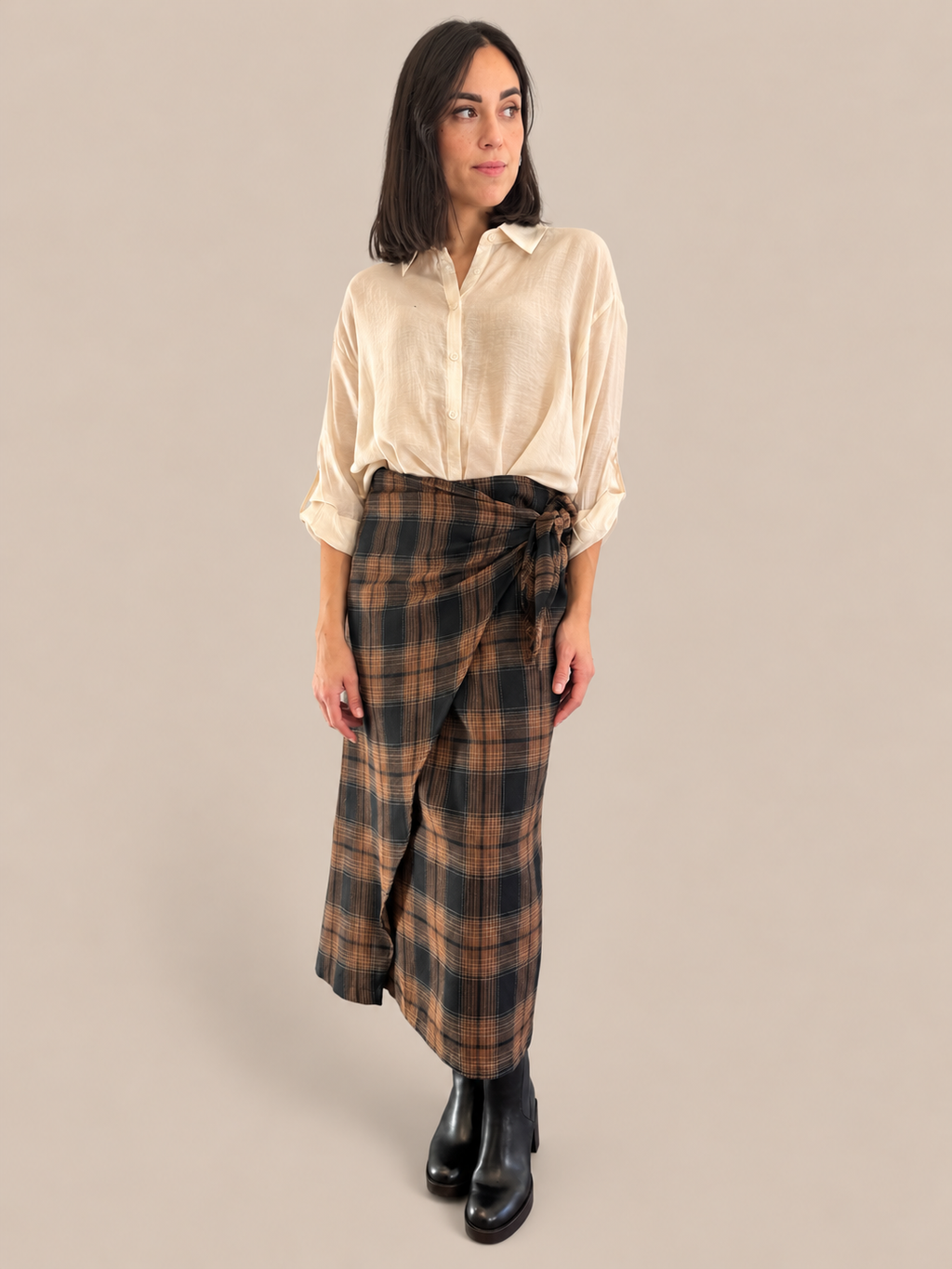 Gonna a portafoglio tartan Vicolo  TAC0948