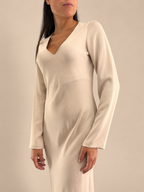 Vestito viscosa Haveone AWG-R012 - Beige