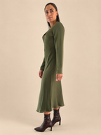 Vestito viscosa Haveone AWG-R012 - Verde